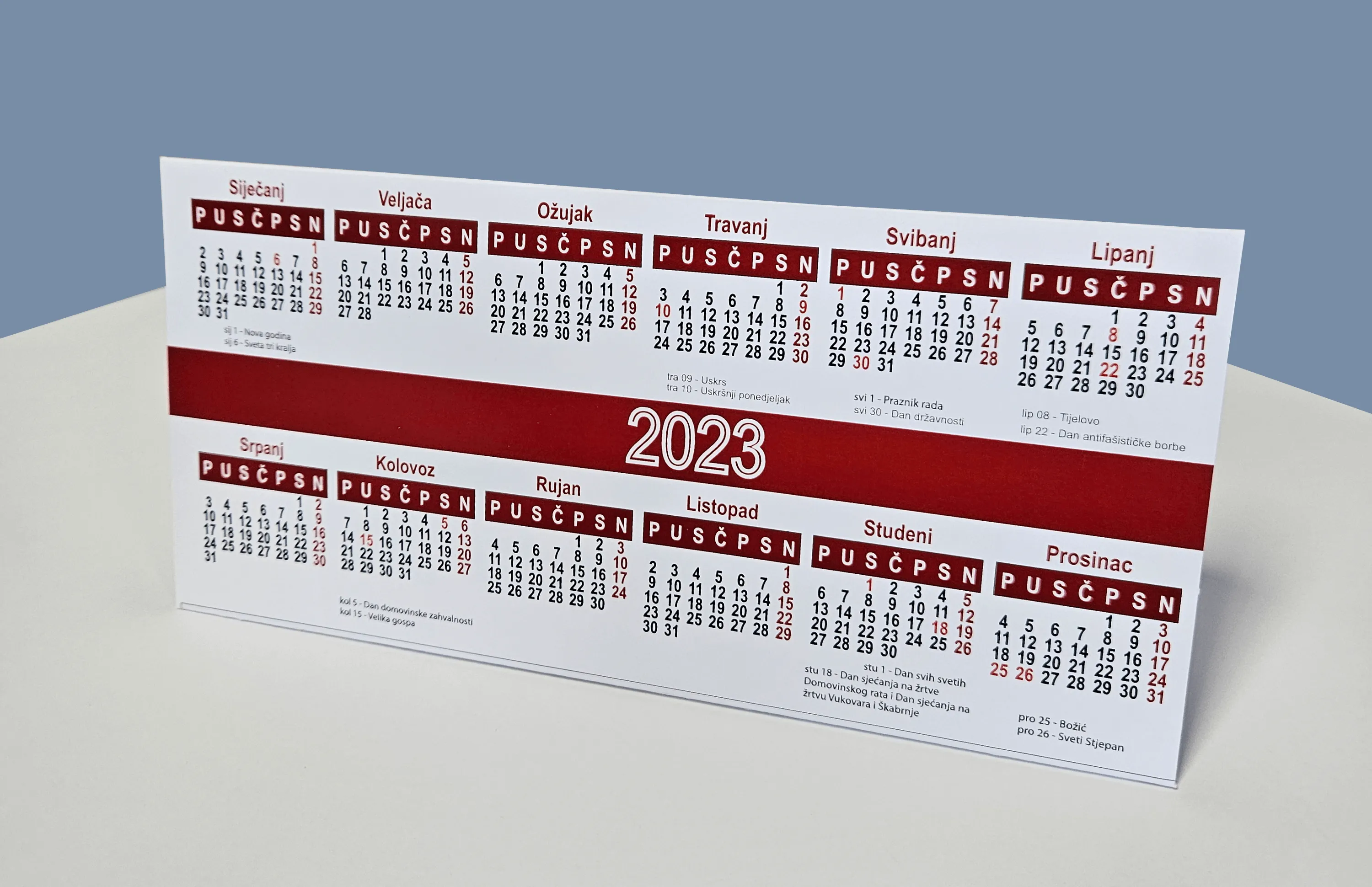 Stolni kalendar - čestitka